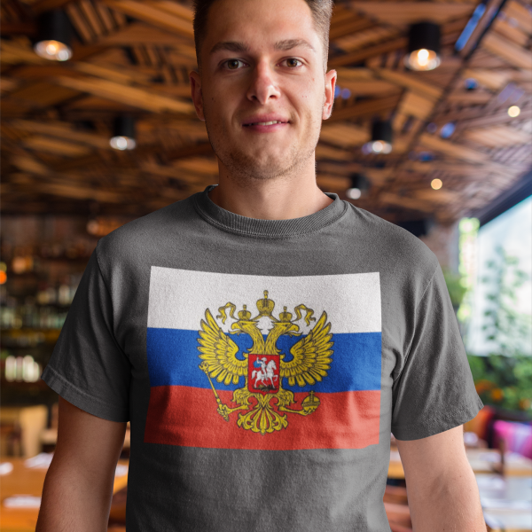russia-flag-t-shirt-template-being-worn-by-a-dude-at-a-restaurant-a17853